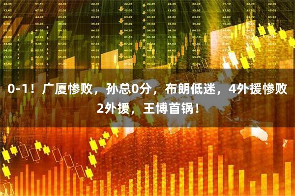 0-1！广厦惨败，孙总0分，布朗低迷，4外援惨败2外援，王博首锅！