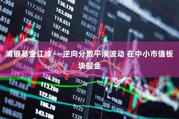 浦银基金江峰——逆向分散平滑波动 在中小市值板块掘金
